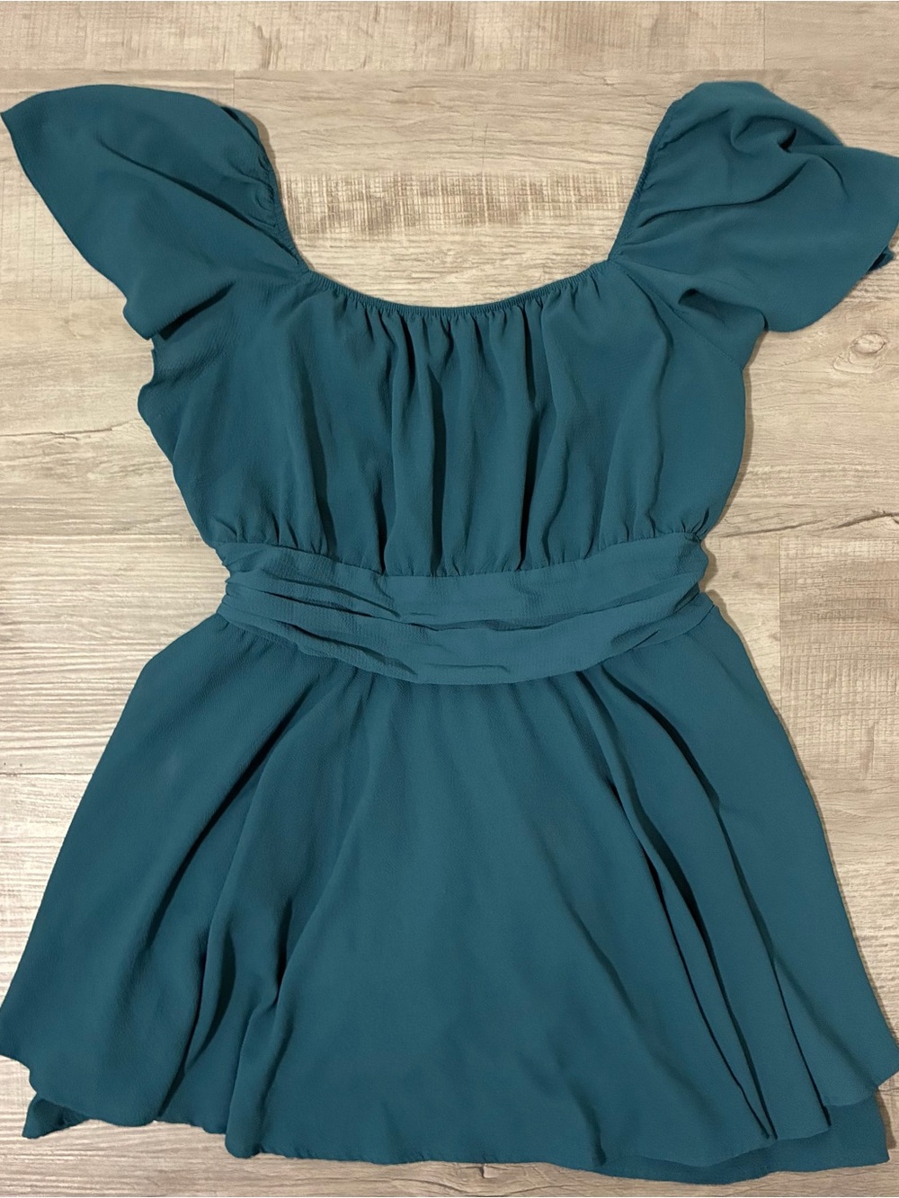 flowy tie romper